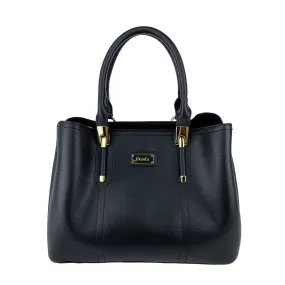 Mel&Co Lightweight Structured Satchel - Black