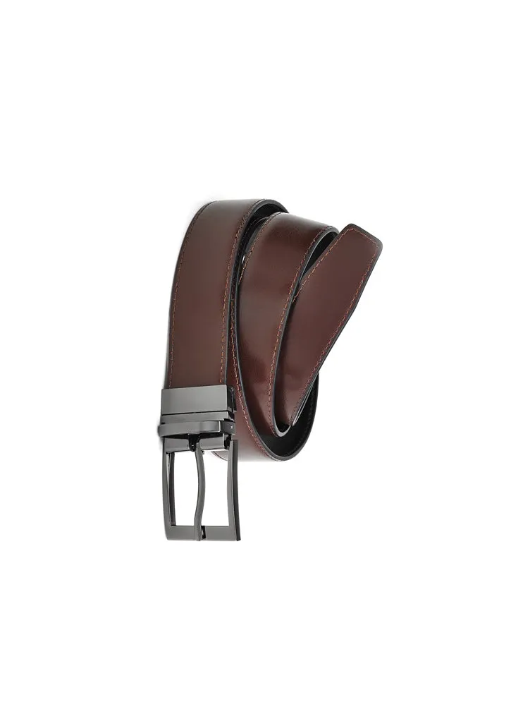 Mens Leather Reversible Belt - 99300