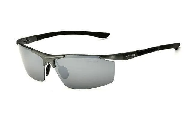 Men's Polarized Aluminum Magnesium Sunglasses - Lightweight UV Protection