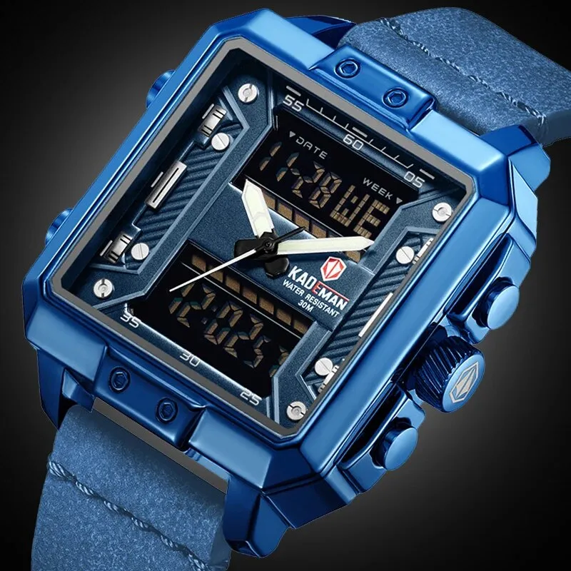 Men's Square Dial Analog Watches