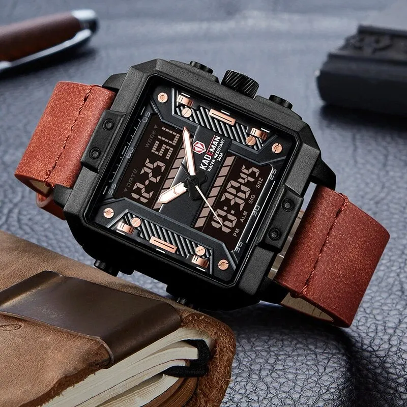Men's Square Dial Analog Watches