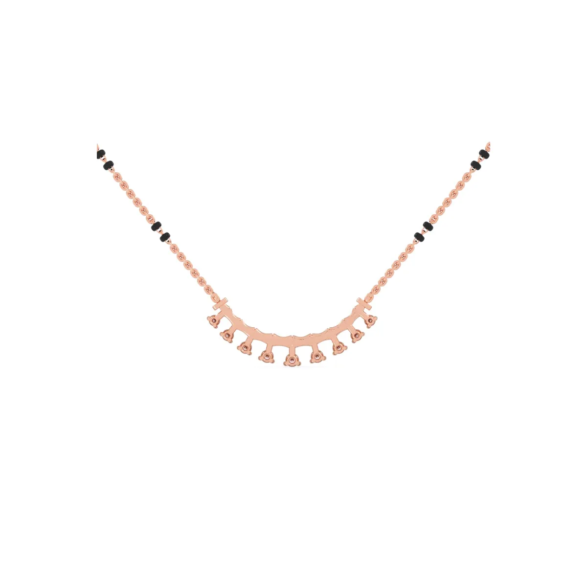 Minimalistic Round Diamond Mangalsutra
