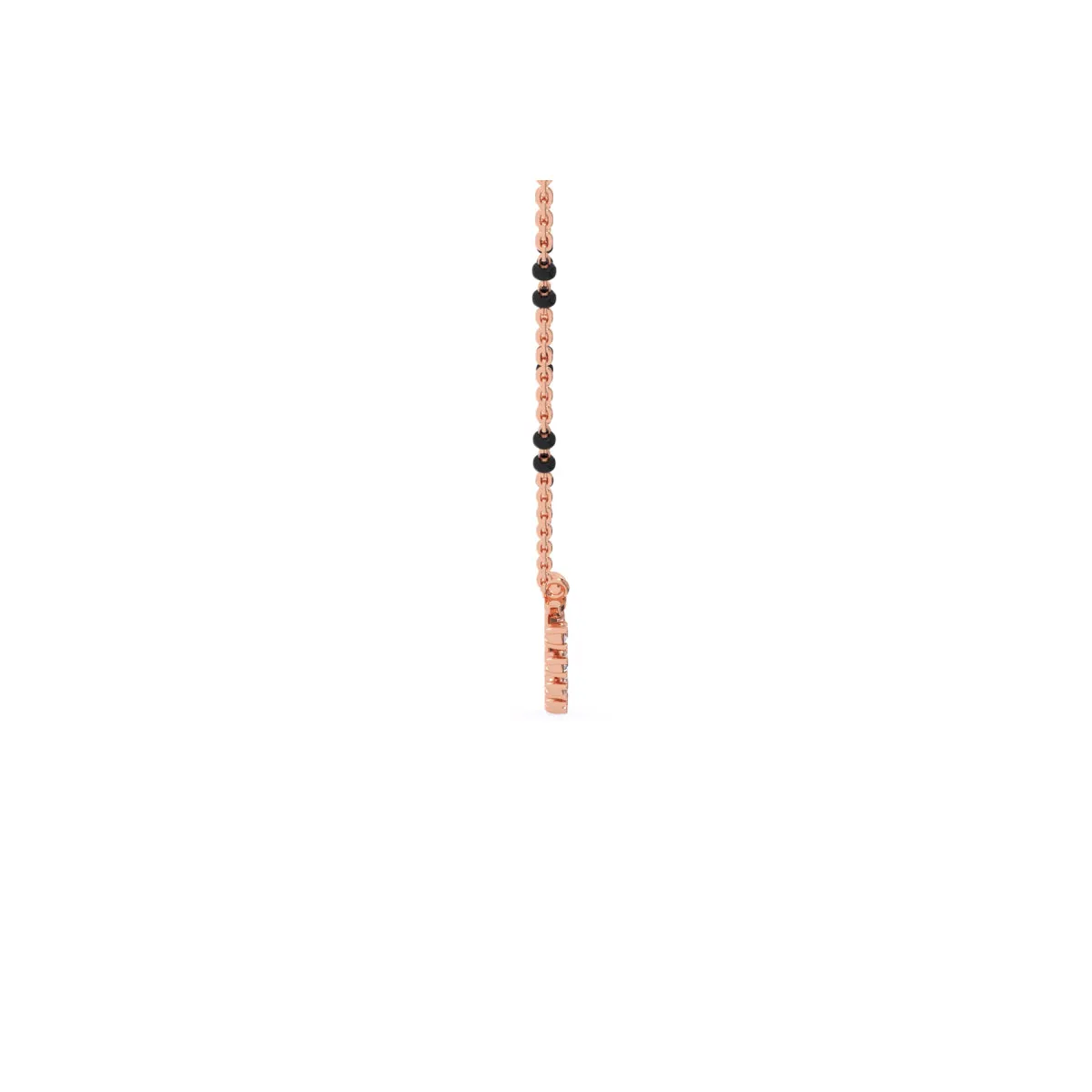 Minimalistic Round Diamond Mangalsutra