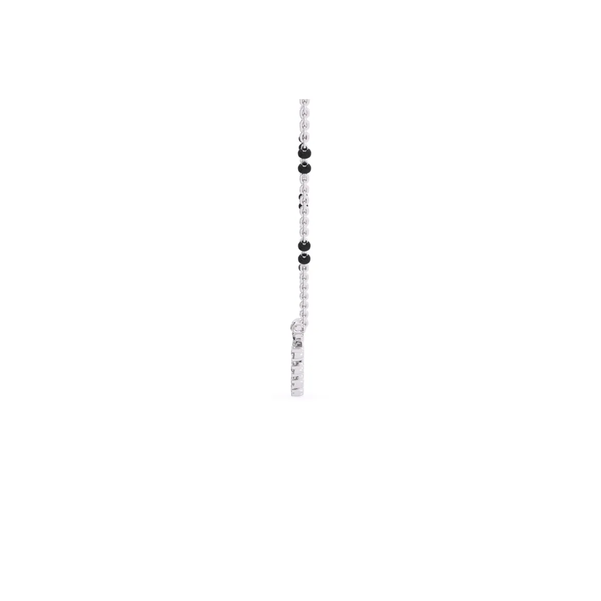 Minimalistic Round Diamond Mangalsutra
