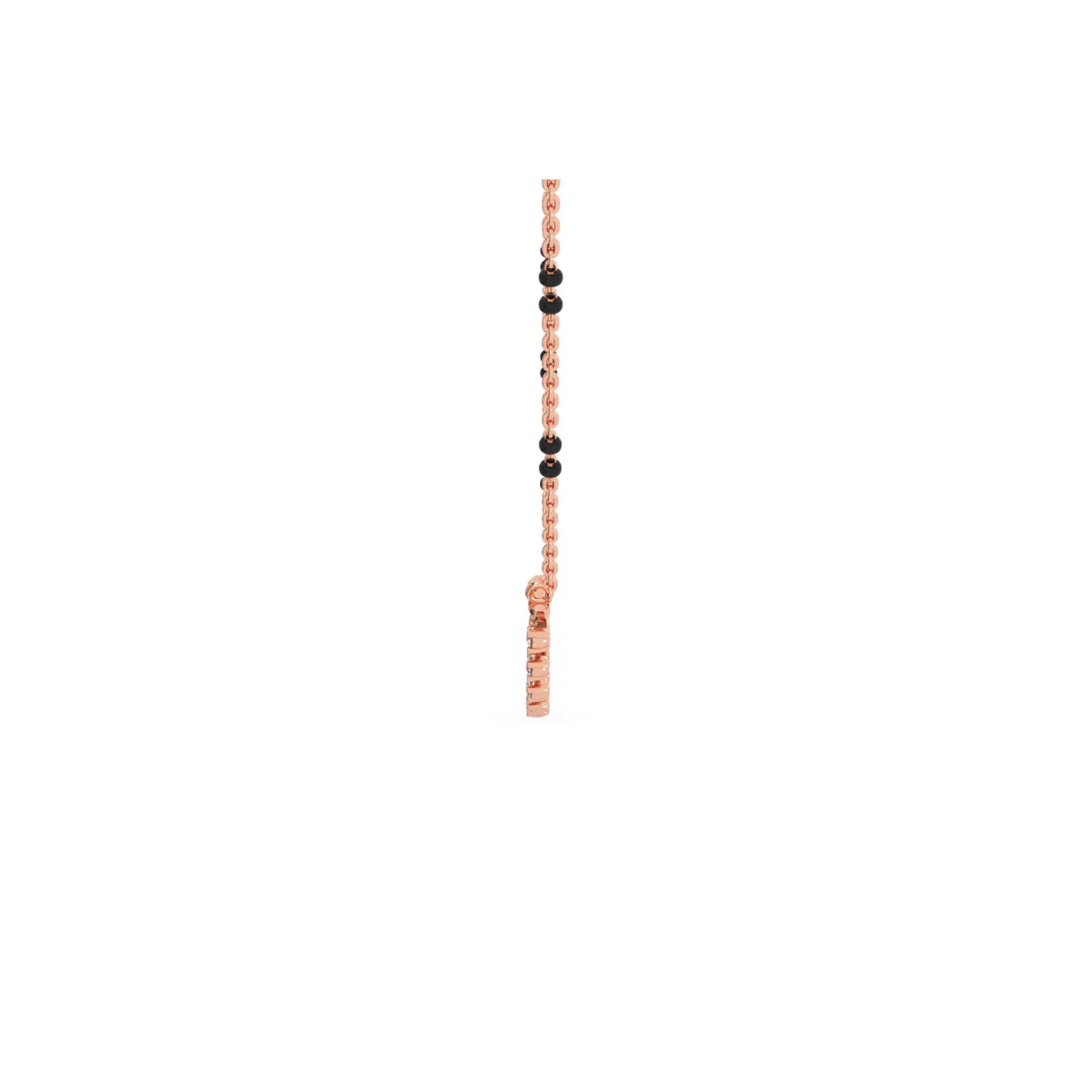 Minimalistic Round Diamond Mangalsutra