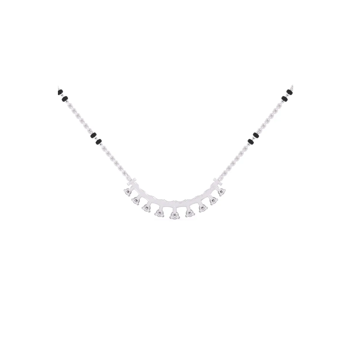 Minimalistic Round Diamond Mangalsutra