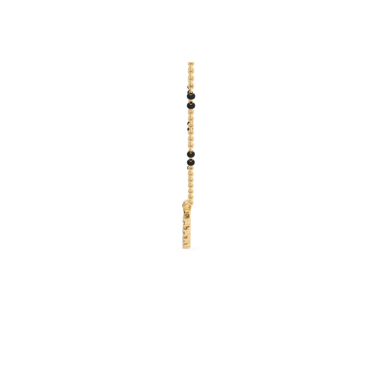 Minimalistic Round Diamond Mangalsutra