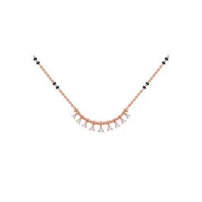 Minimalistic Round Diamond Mangalsutra