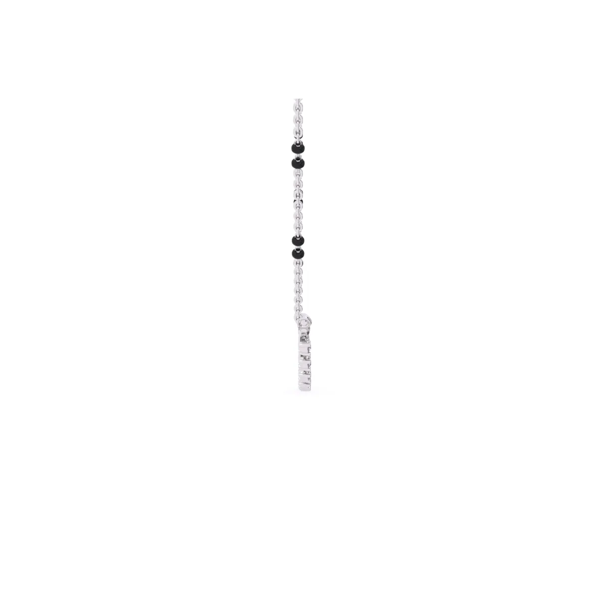 Minimalistic Round Diamond Mangalsutra
