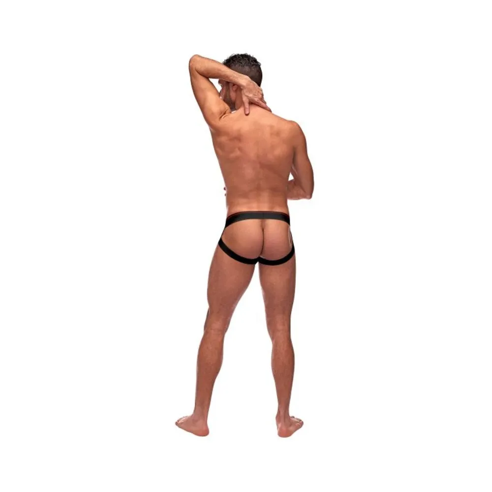 Mp Retro Sport Panel Jock Blk Sm