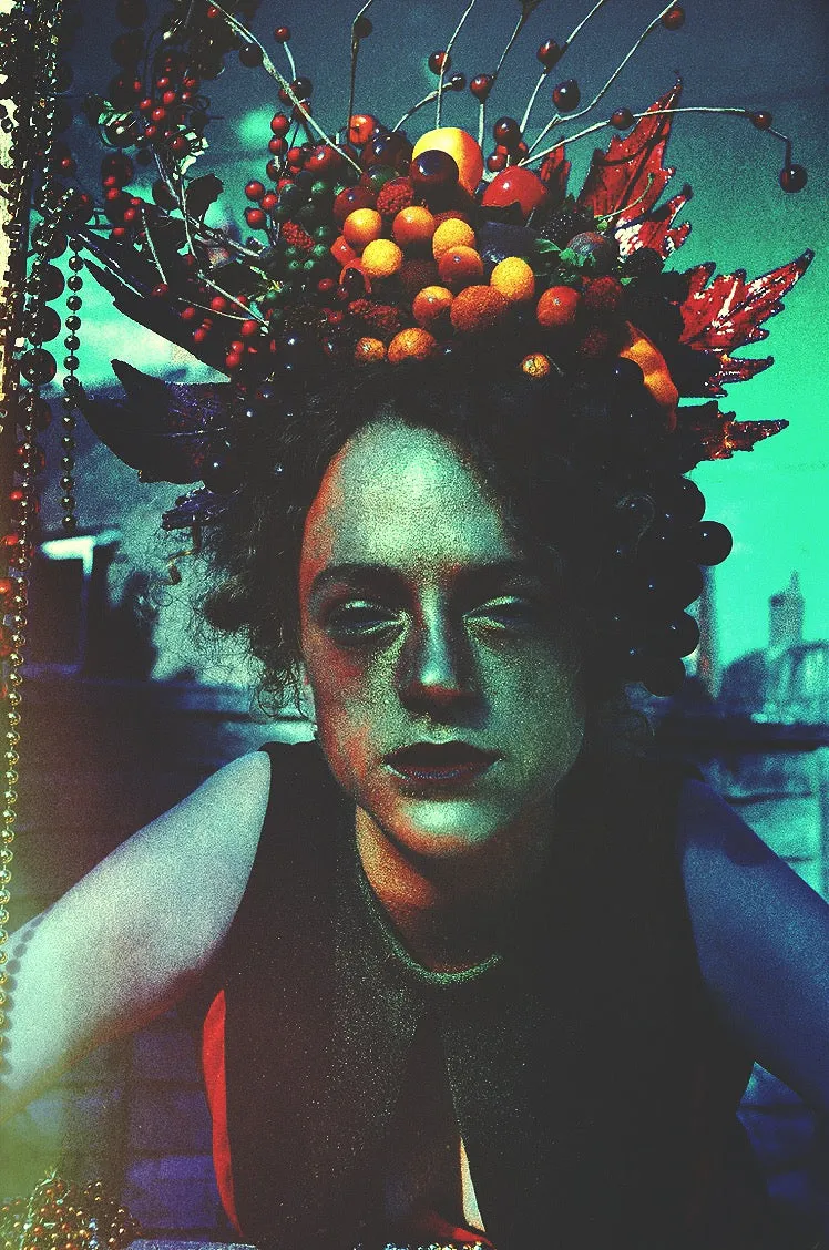 Multi coloured berries and leaves Autumnal Headdress