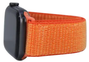 Orange Nylon Loop Band for Apple Watch