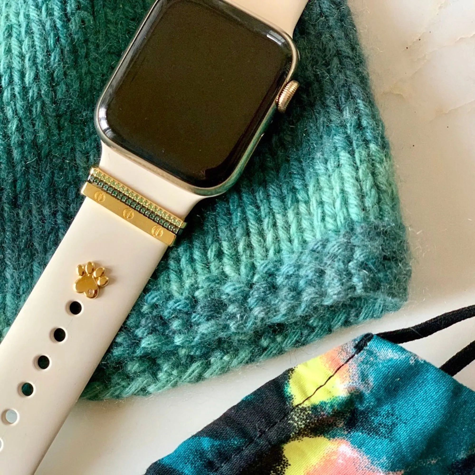 paw stud • Apple Watch sport band charm
