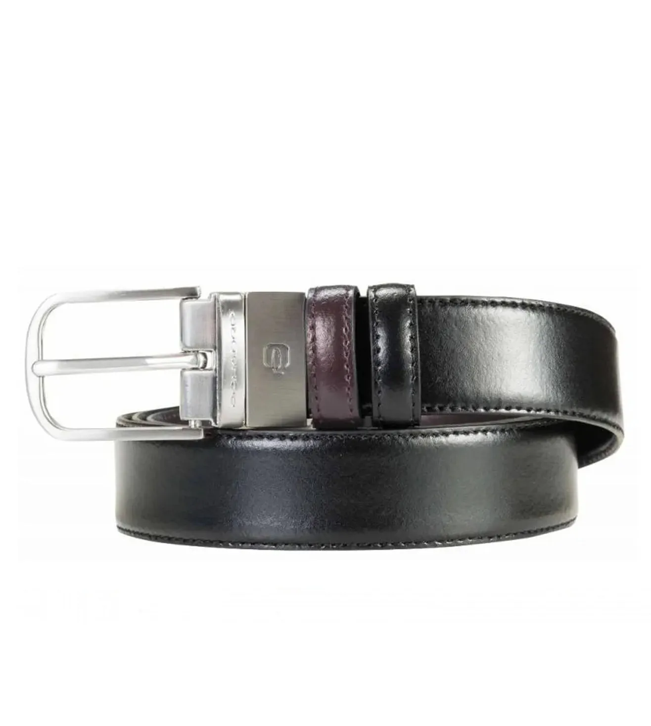 Piquadro Cintura Men's Black-Brown Reversible Belt