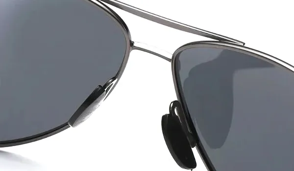 Polarized Black Pilot Sunglasses for Men - Classy and Stylish