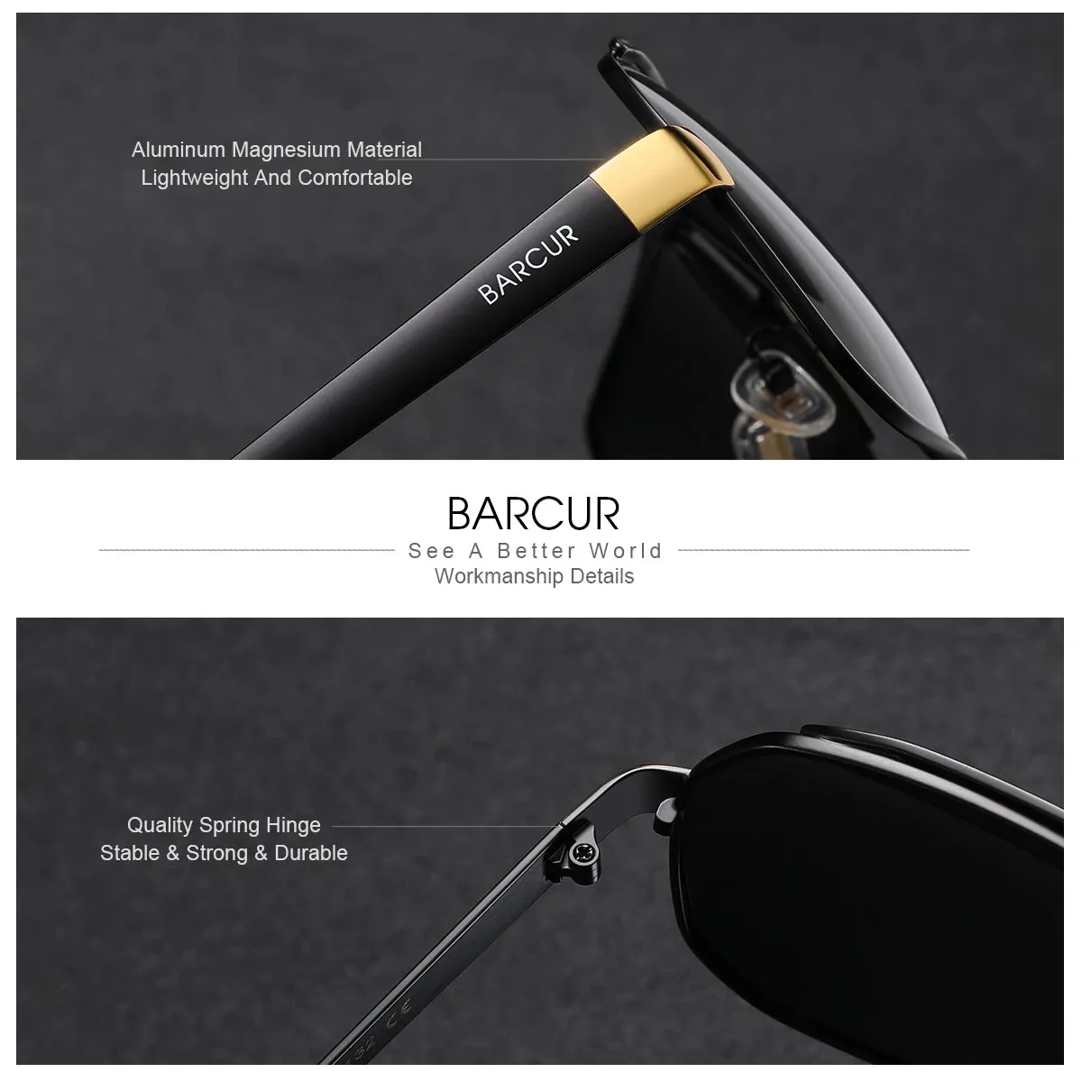 Polarized Sunglasses for Men Fashion Fishing Driving Hiking Sports Sun Glasses Eyewear Accessory
