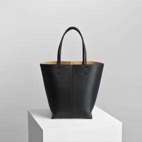 POT CABAS | black leather
