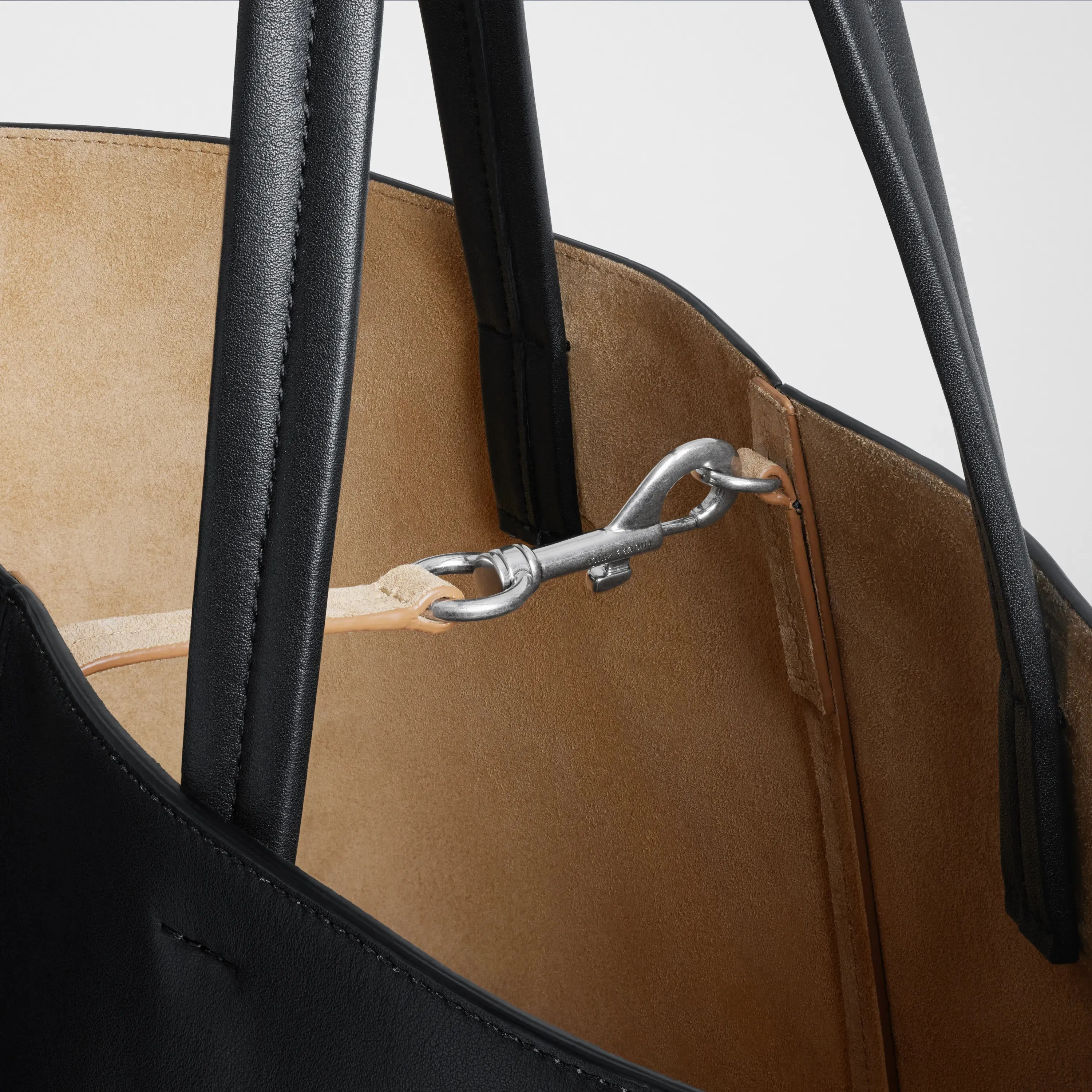 POT CABAS | black leather