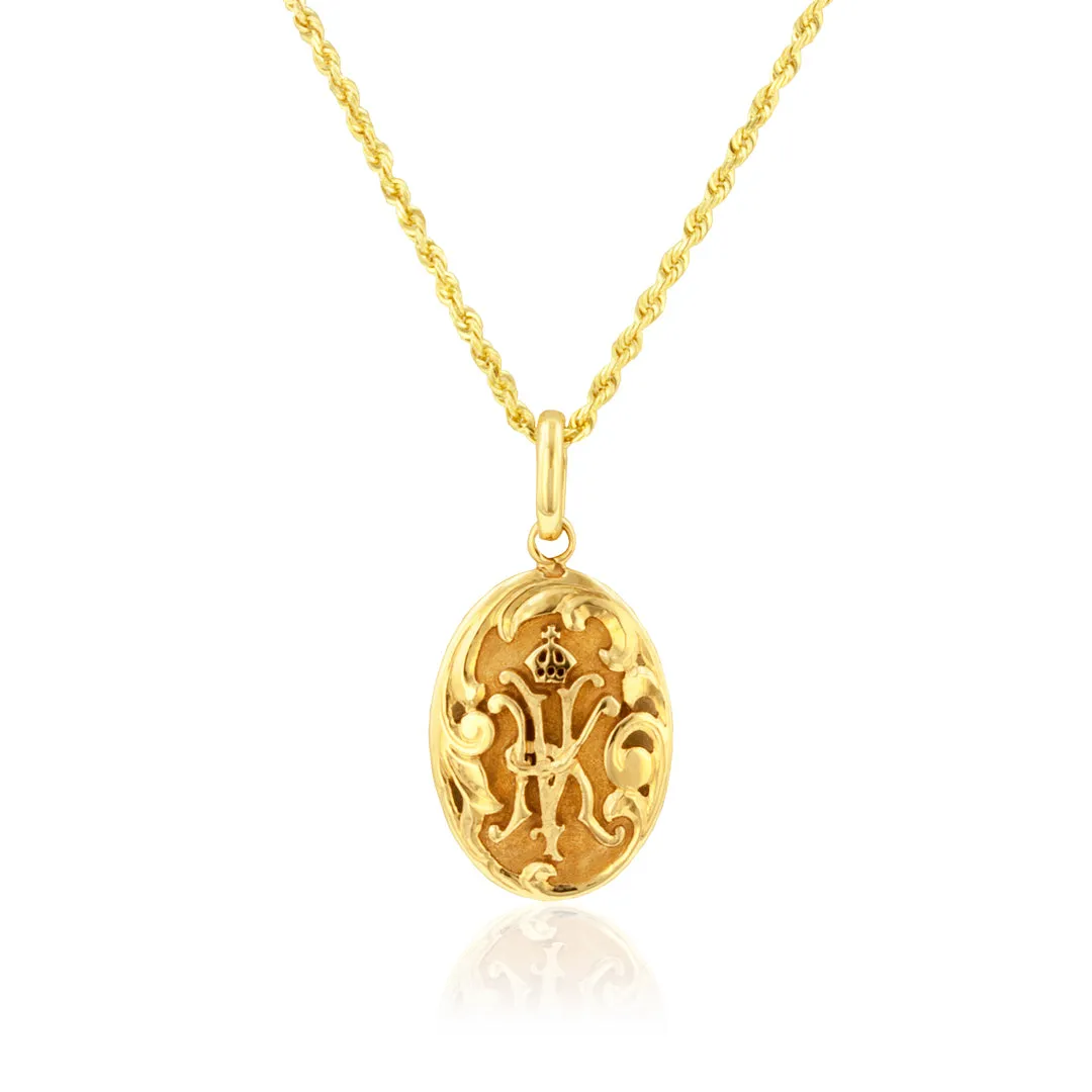 Princess Ka'iulani Pendant in 14K or 18K Gold [regular and small]