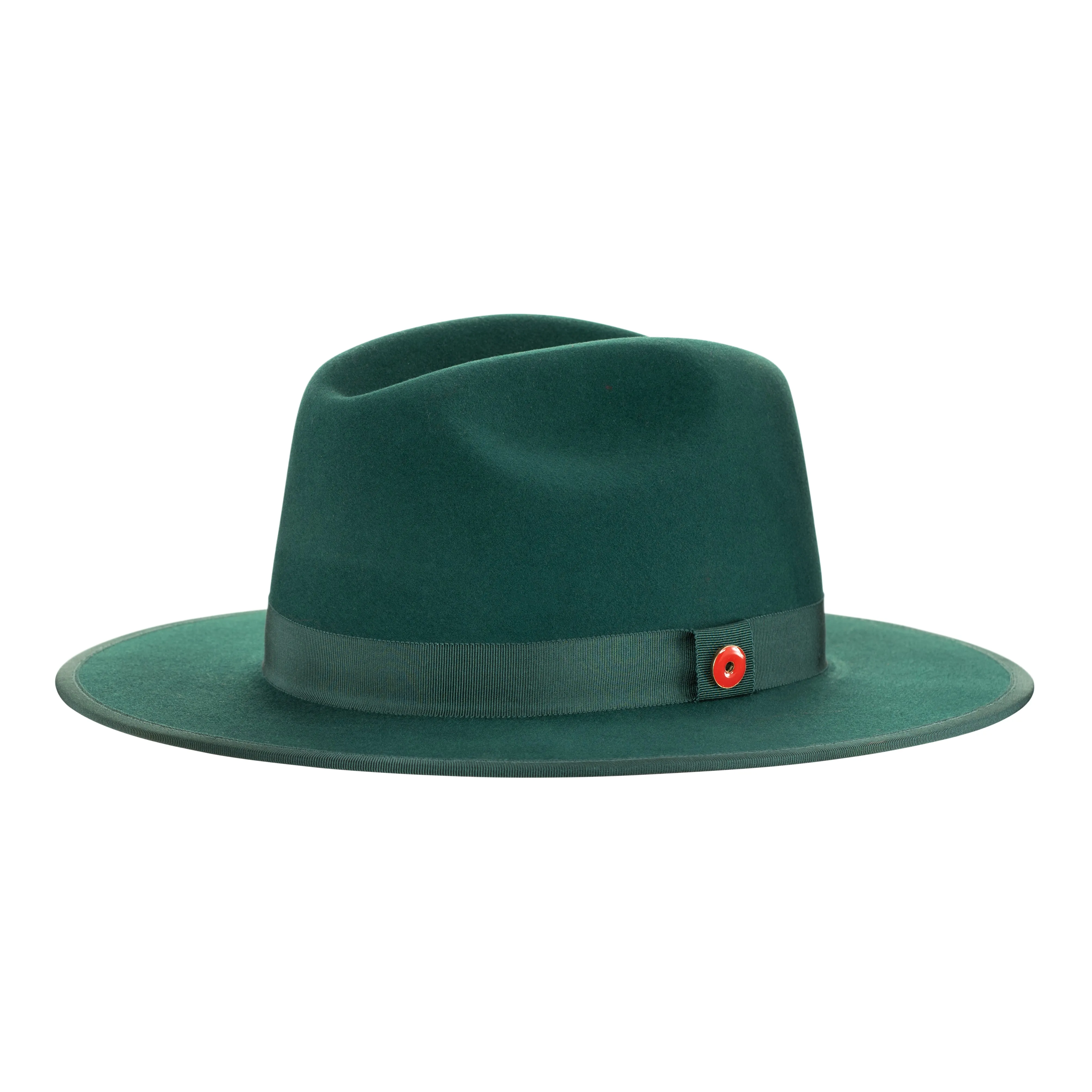 Queen (Mean Green) Pinched Crown Fedora Hat
