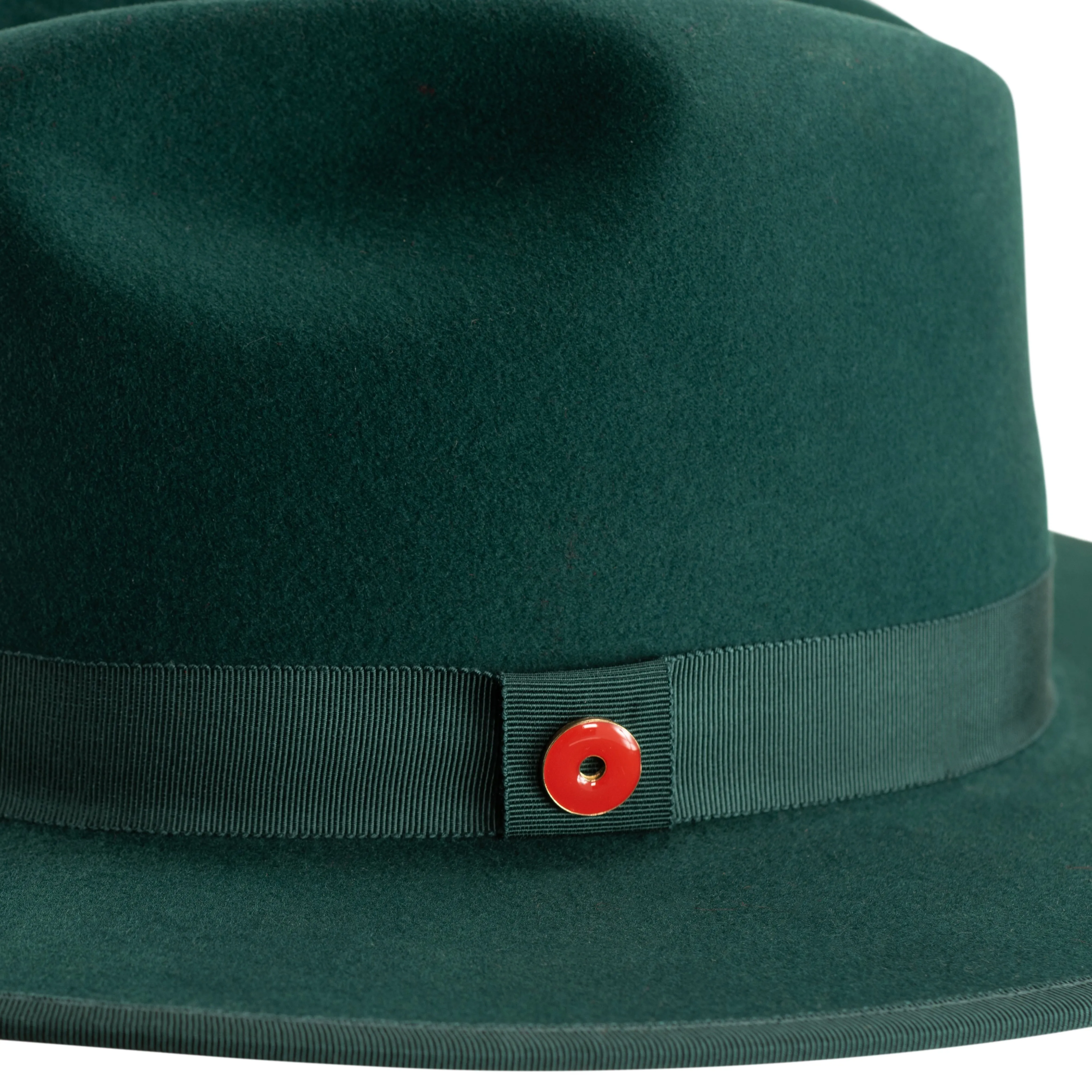 Queen (Mean Green) Pinched Crown Fedora Hat