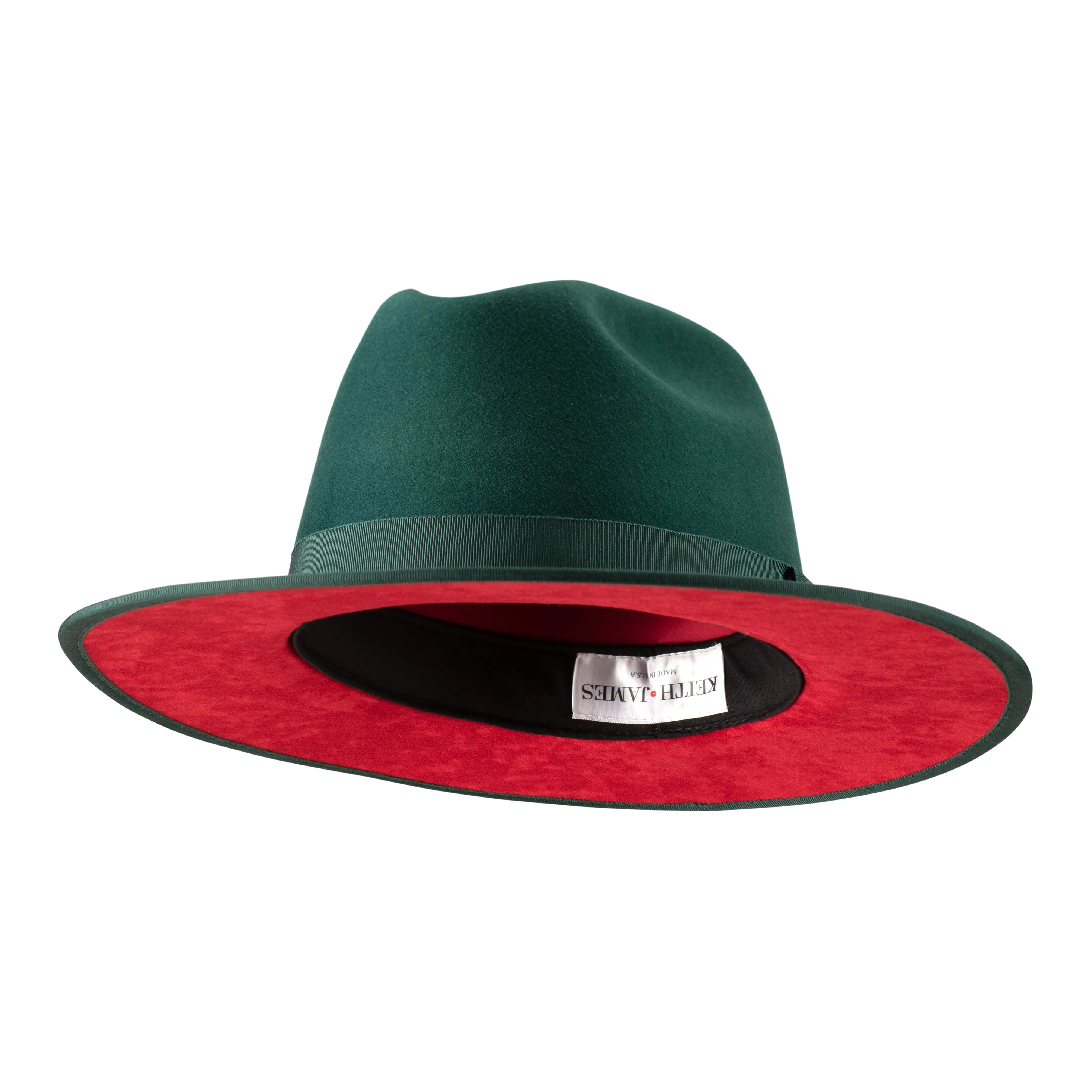 Queen (Mean Green) Pinched Crown Fedora Hat
