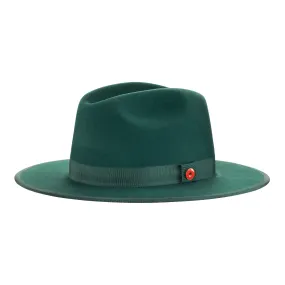 Queen (Mean Green) Pinched Crown Fedora Hat