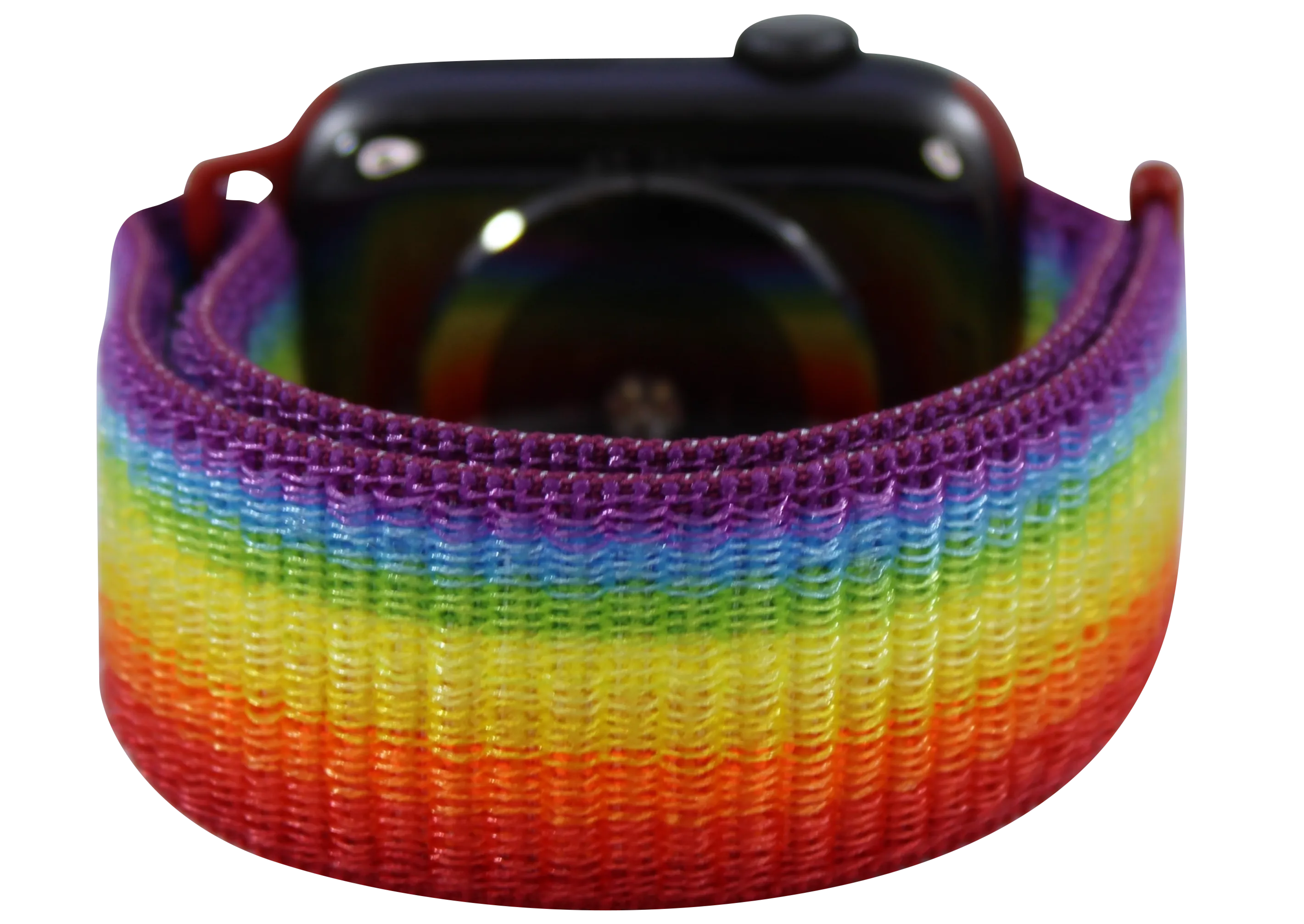 Rainbow Nylon Loop Band for Apple Watch