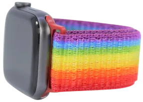 Rainbow Nylon Loop Band for Apple Watch