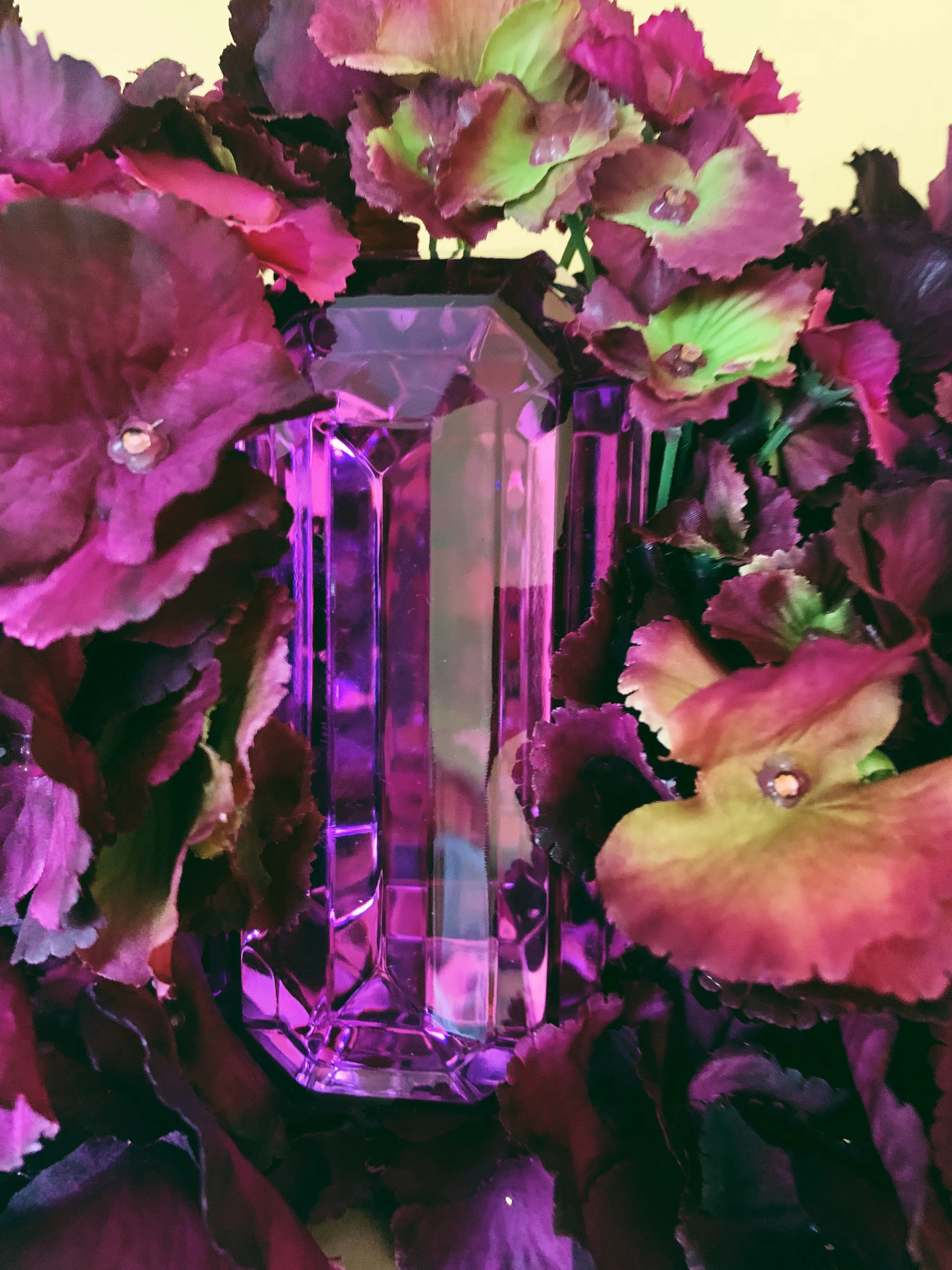 Rich Lush Purple Hydrangea X Giant Gem Headdress