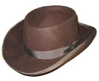 Riverboat Gambler Hat / Rhett Butler / Wool Felt