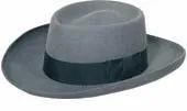 Riverboat Gambler Hat / Rhett Butler / Wool Felt