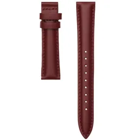 ruby lane 16mm burgandy leather strap