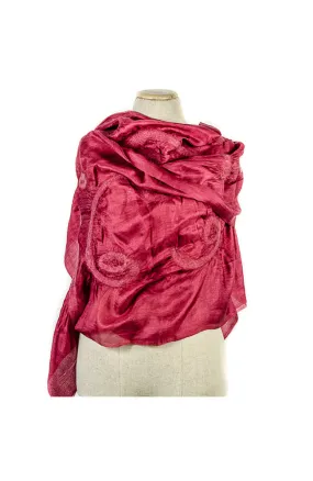 Scarf in Cranberry