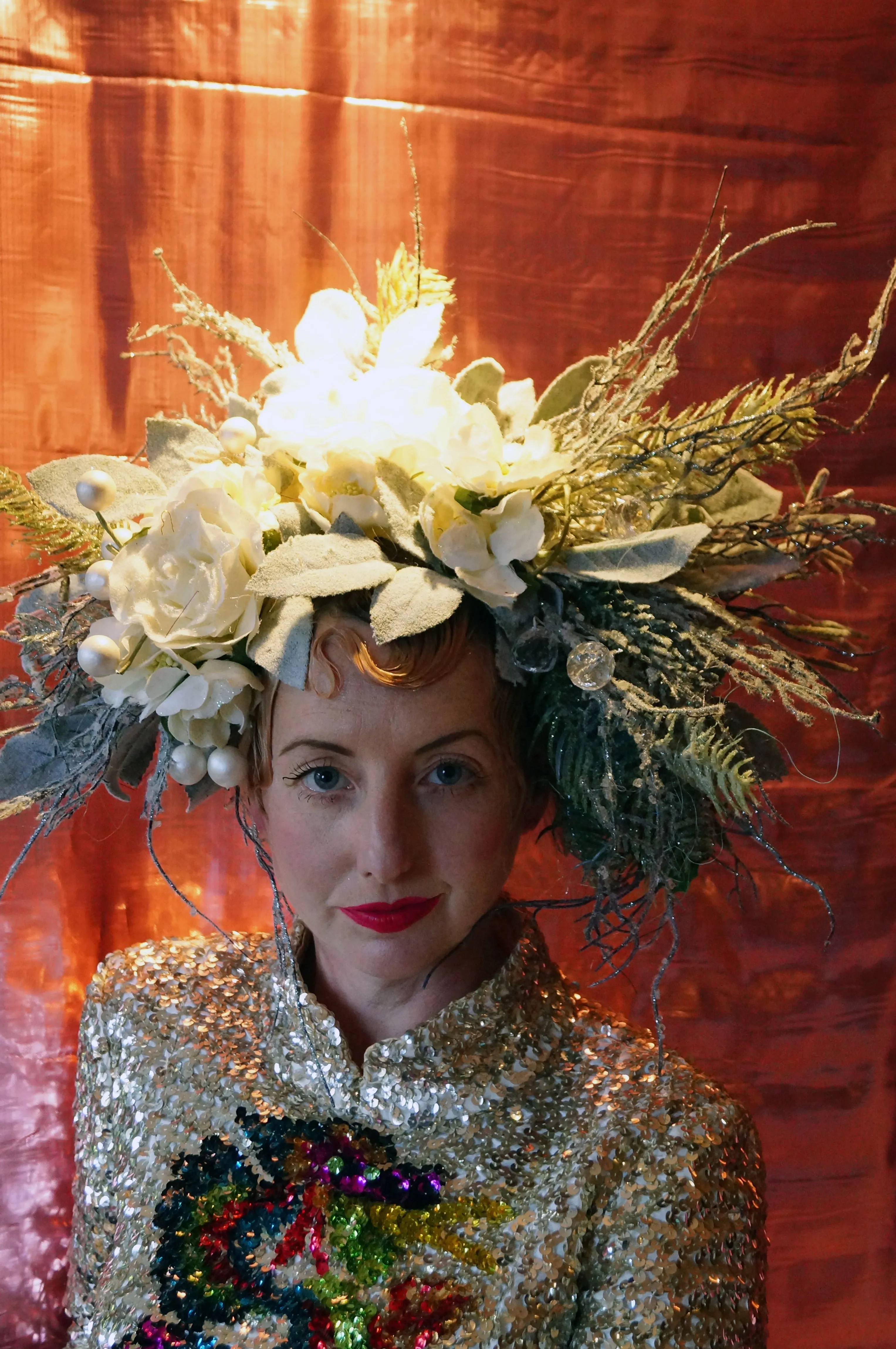 Snow Queen Floral Headdress