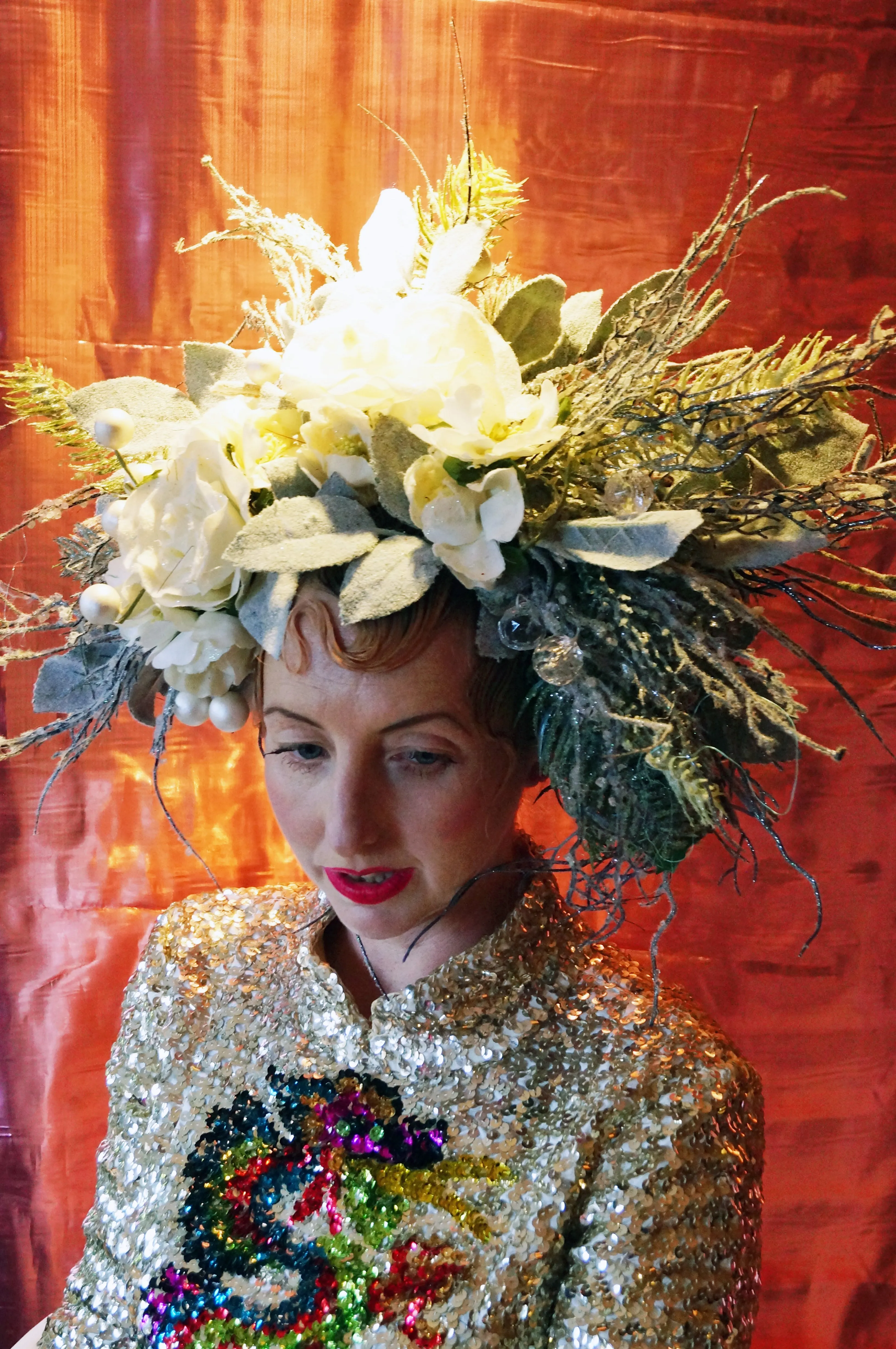 Snow Queen Floral Headdress