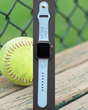 Softball Mom Watch Band For Apple Watch