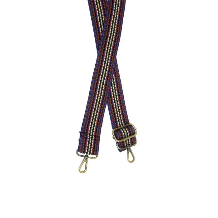 Spring Narrow Embroidered Guitar Straps for Handbags