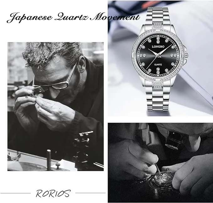 Stainless Steel Watch Business Analog Quartz Wristwatch S5037757