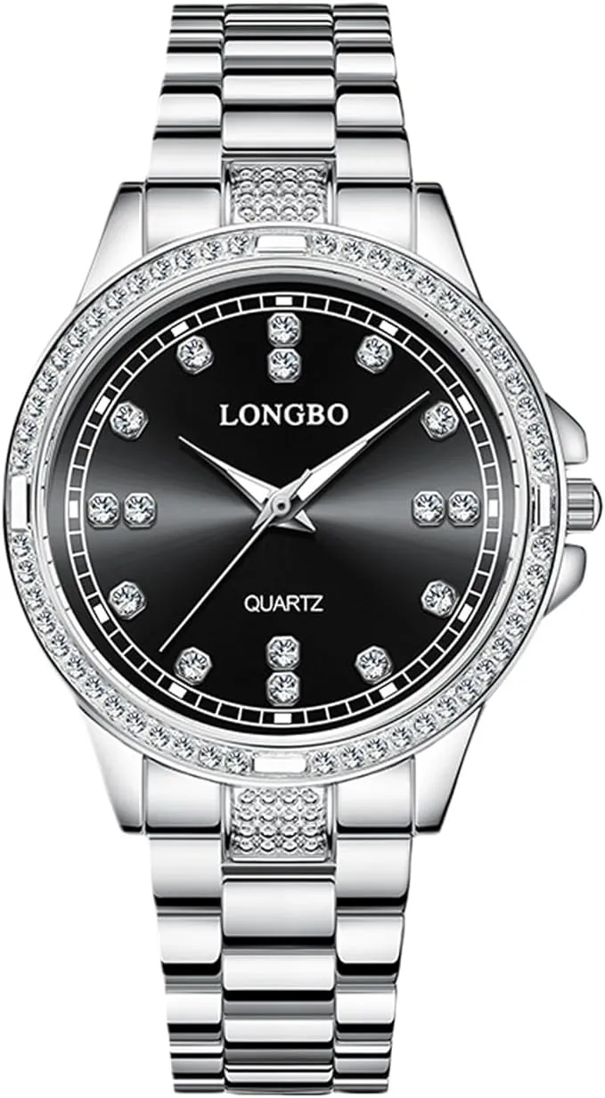 Stainless Steel Watch Business Analog Quartz Wristwatch S5037757