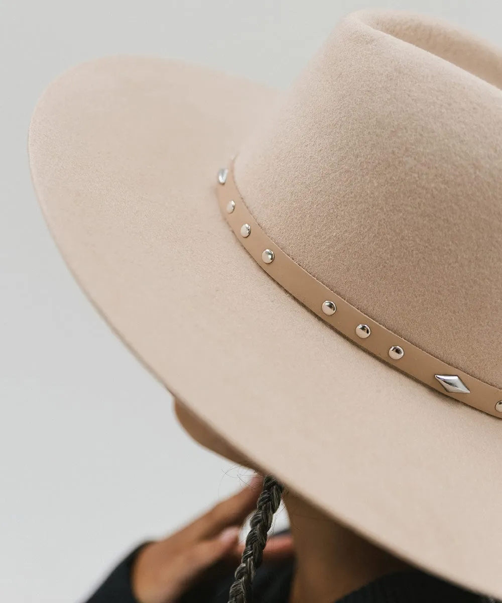 Studded Leather Band