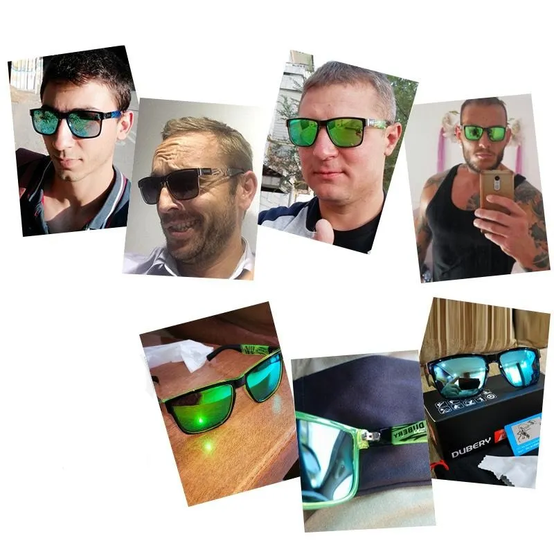 Sunglasses - Men's Square Sports Polarized Sunglasses