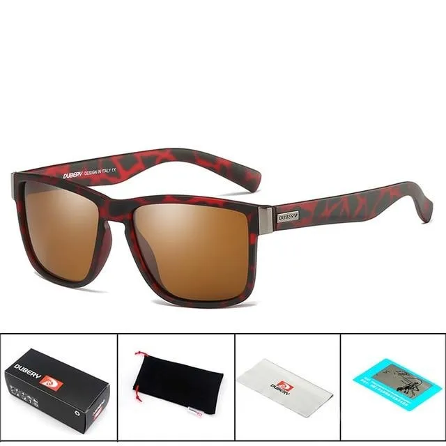 Sunglasses - Men's Square Sports Polarized Sunglasses