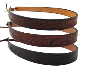 Taos Western 3/4" Leather Hatband