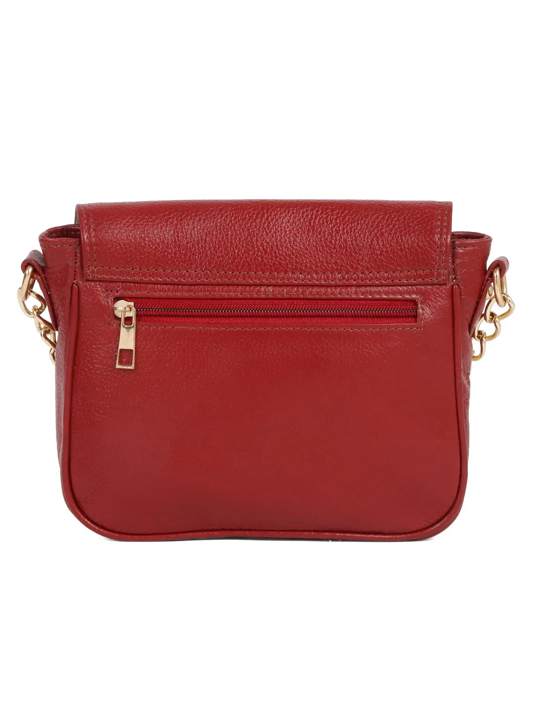 Teakwood Leather Women Structured Sling Bag