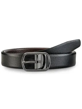 Teakwood Leathers Men Black & Brown Reversible Belt