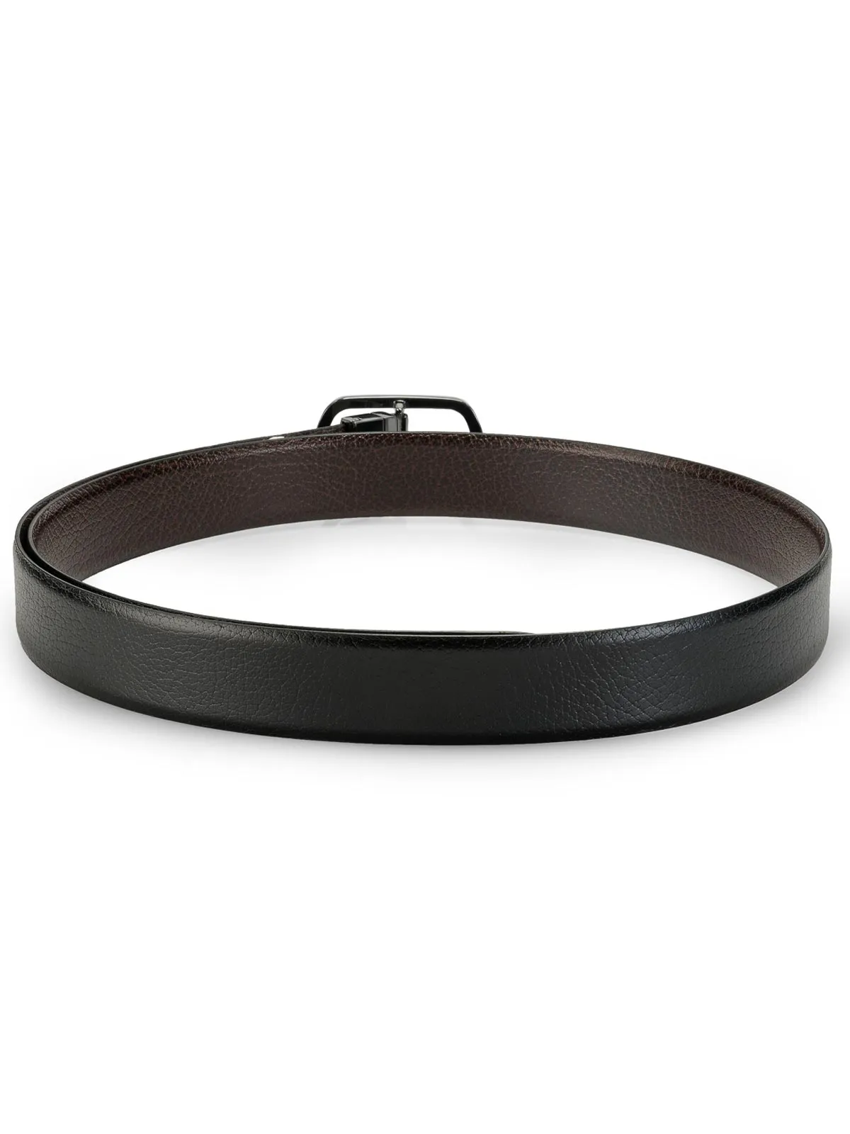 Teakwood Leathers Men Black & Brown Reversible Belt