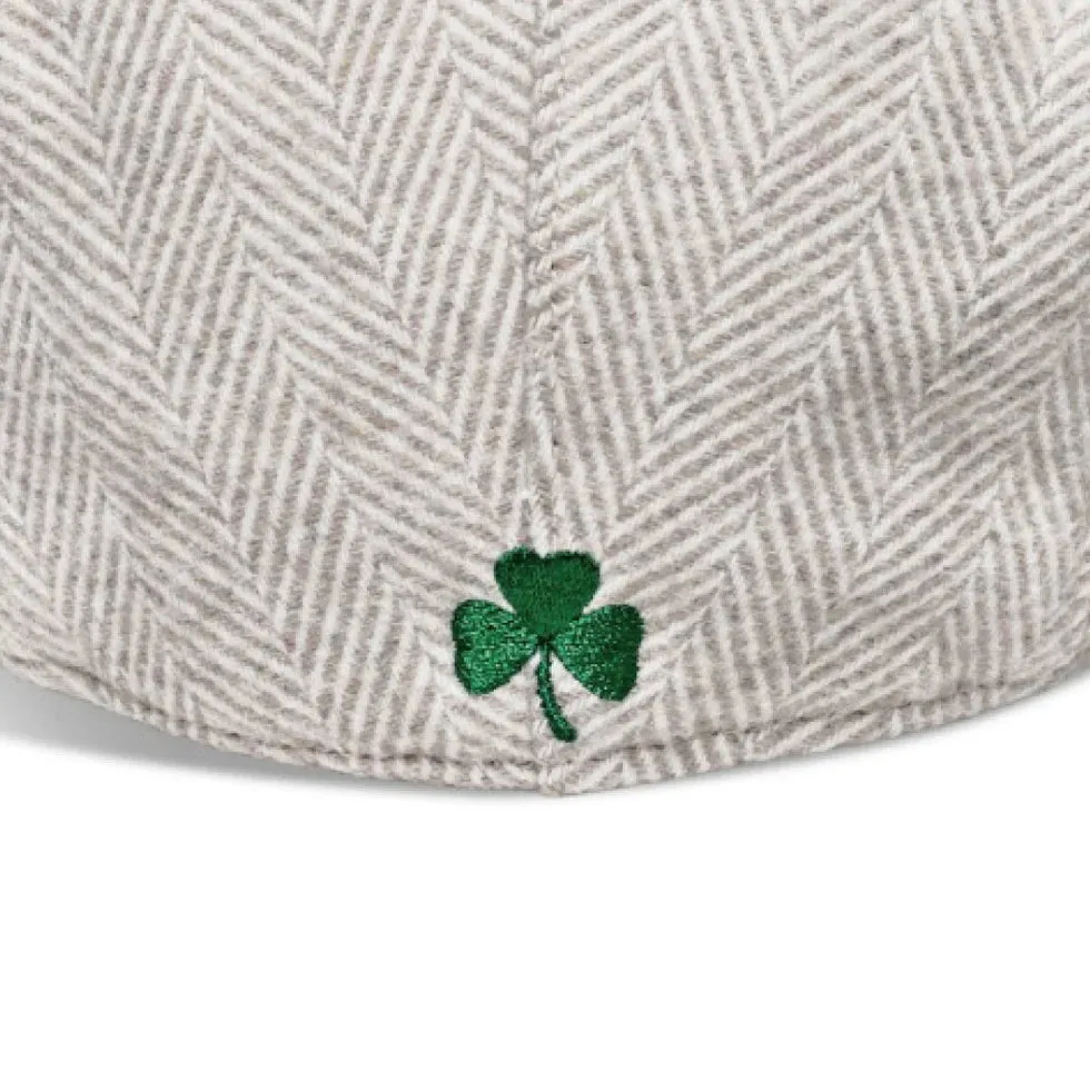 The Irish - White Herringbone by Boston Scally Co.