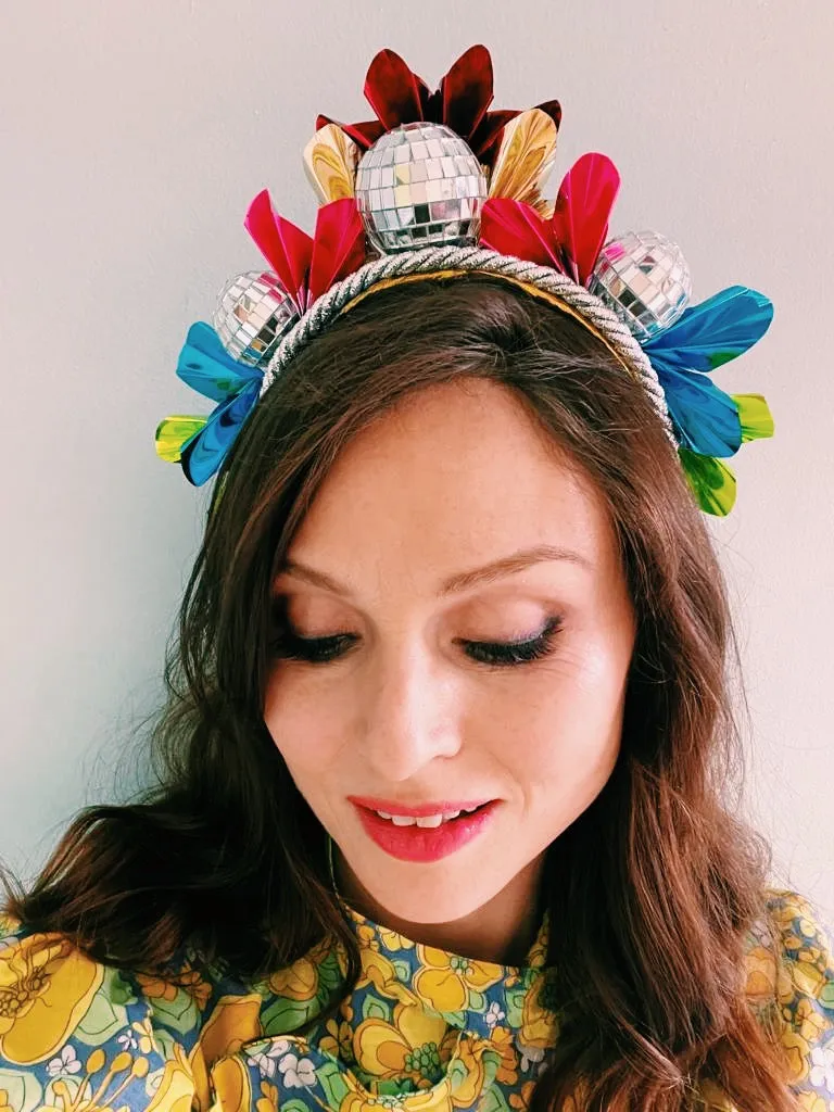 The Kitchen Disco Crown! Made to Order - Please allow 2 weeks for Shipping.