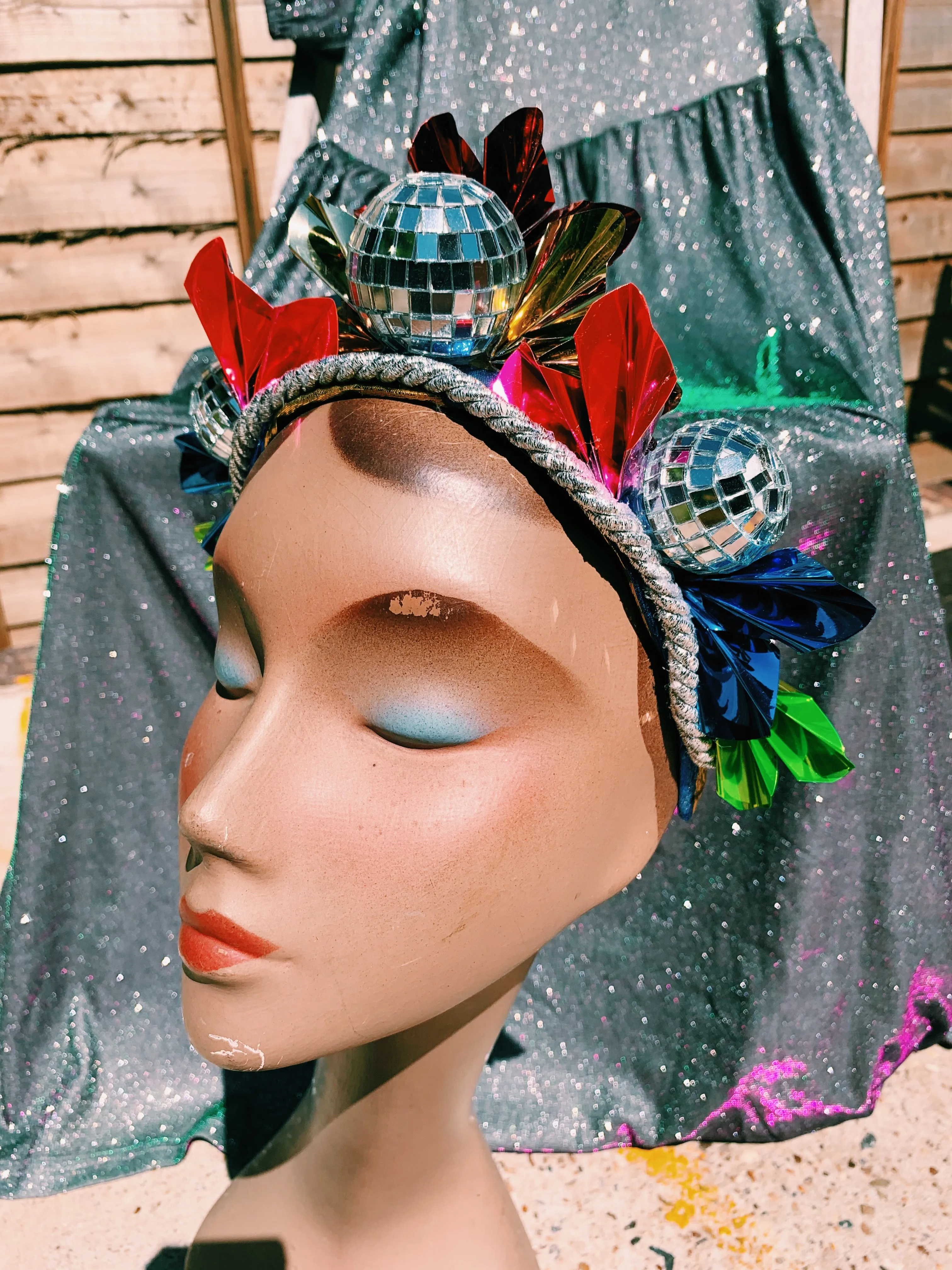 The Kitchen Disco Crown! Made to Order - Please allow 2 weeks for Shipping.